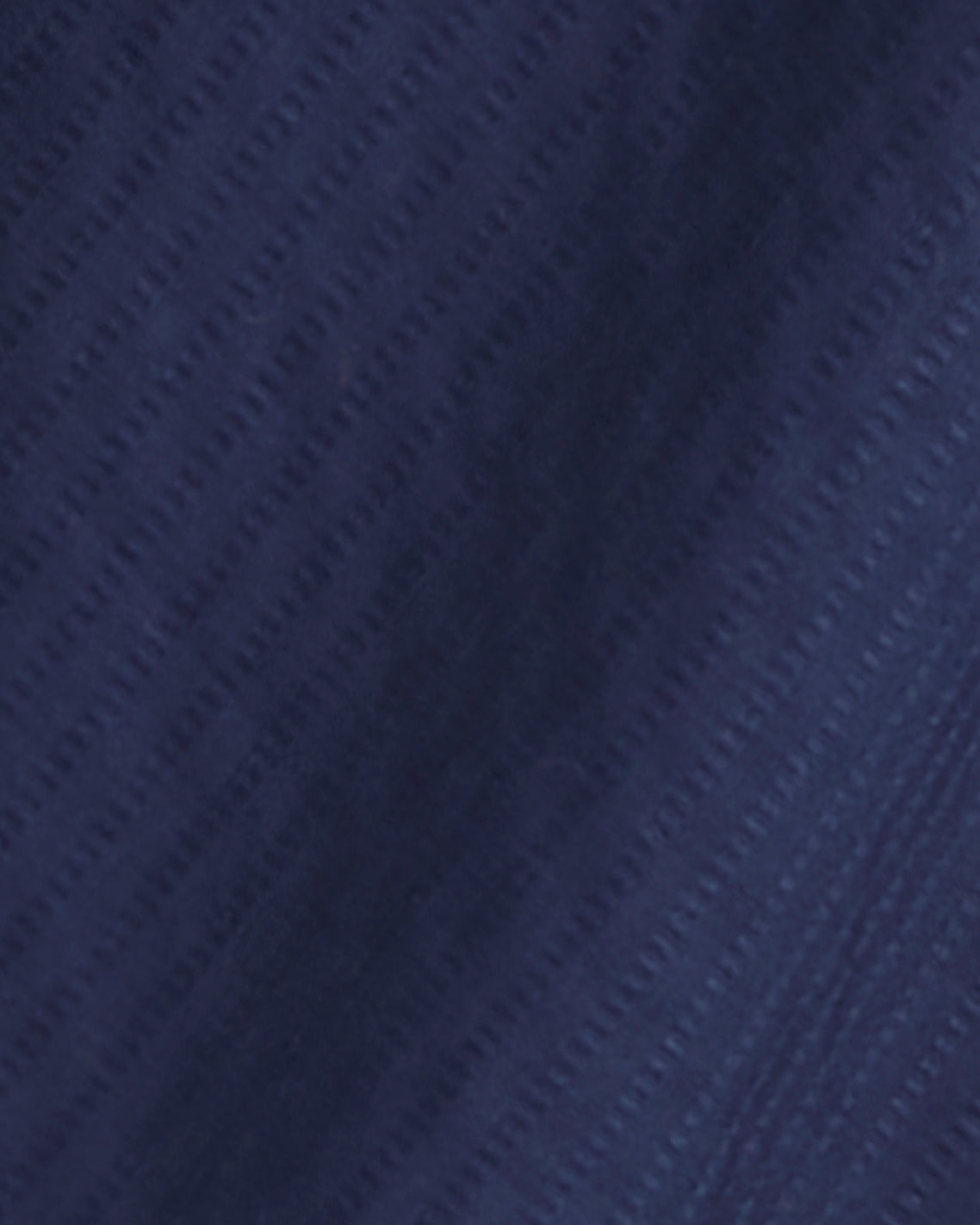 Alexandra Top in Navy Dobby Stripe Nassau Navy - Draper James