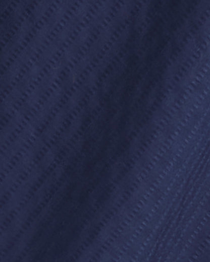 Alexandra Top in Navy Dobby Stripe Nassau Navy - Draper James