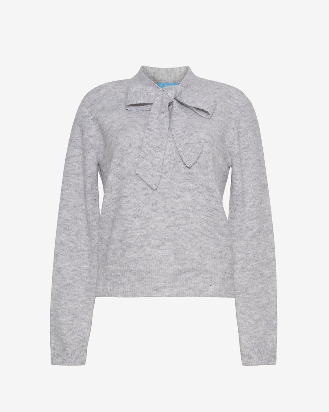 Bow Sweater in Grey Bow Grey - Draper James