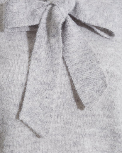 Bow Sweater in Grey Bow Grey - Draper James