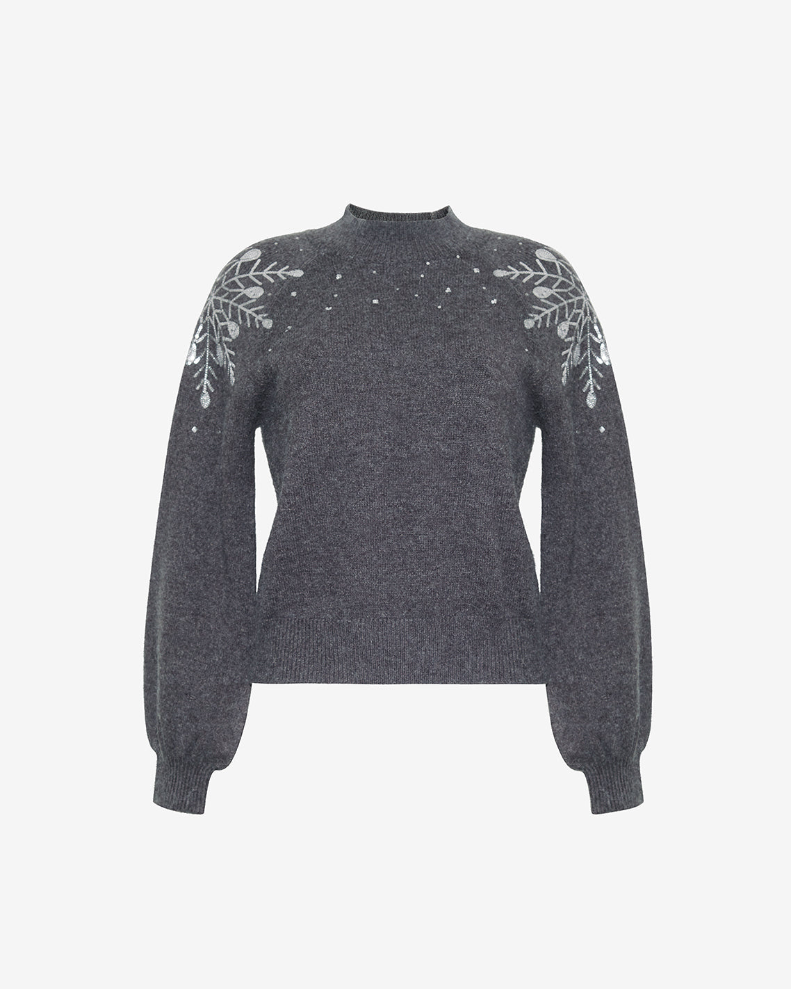 Snowflake Sweater Grey - Draper James
