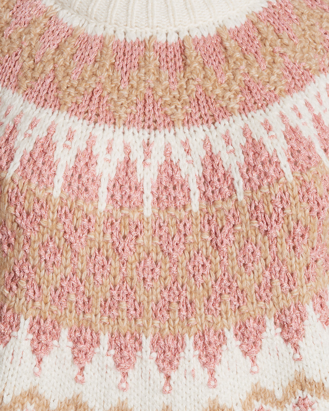 Fairisle Sweater in Magnolia White Multi Magnolia White Multi - Draper James