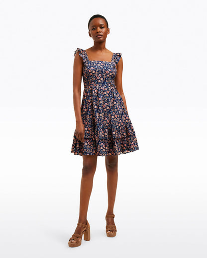 Carrie Mini Dress in Twilight Vines Twilight Vines - Draper James
