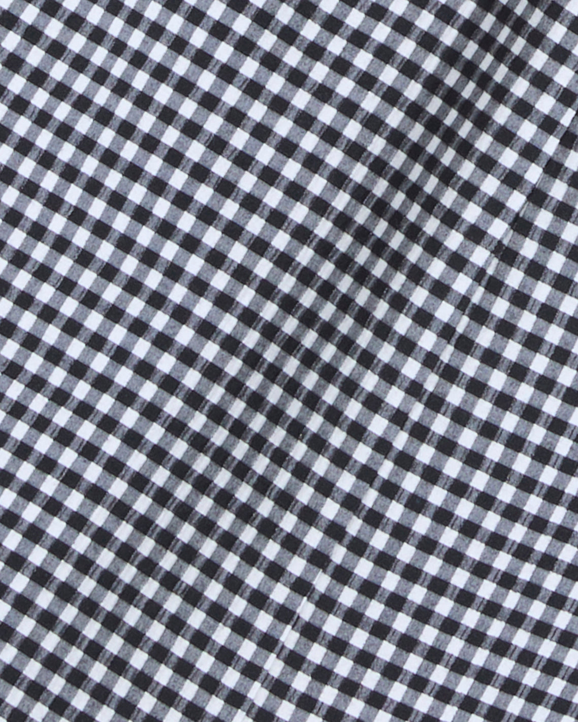 Sadie Belted Shift Dress in Textured Gingham Black Gingham - Draper James