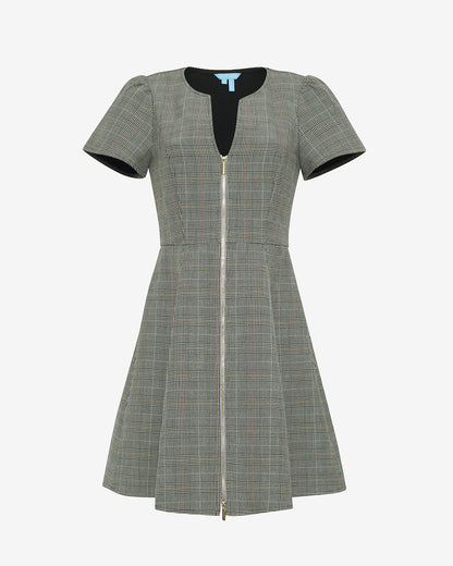 Mae Love Circle Dress Glen Plaid - Draper James