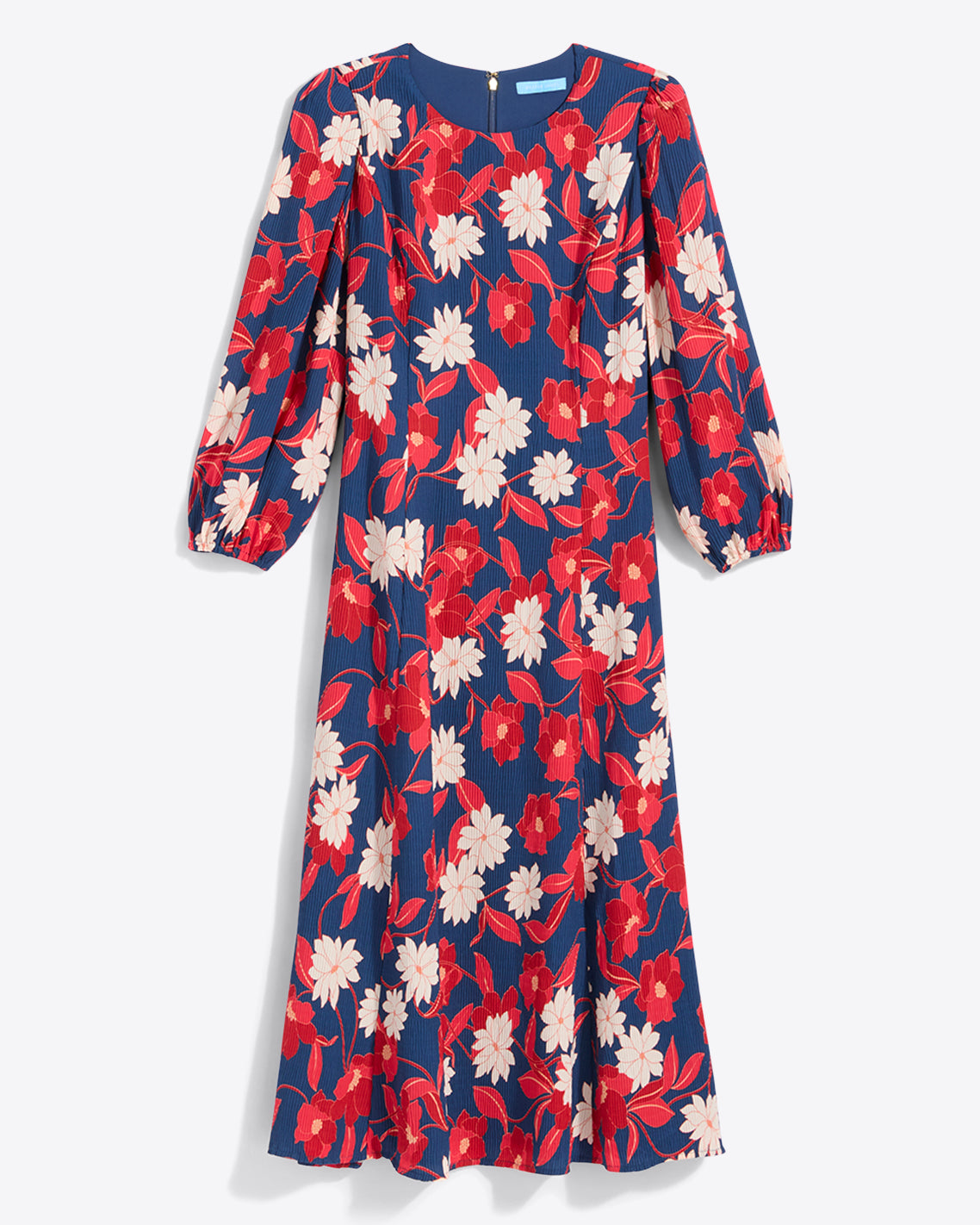 Matilda Midi Dress Nassau navy multi blossom - Draper James