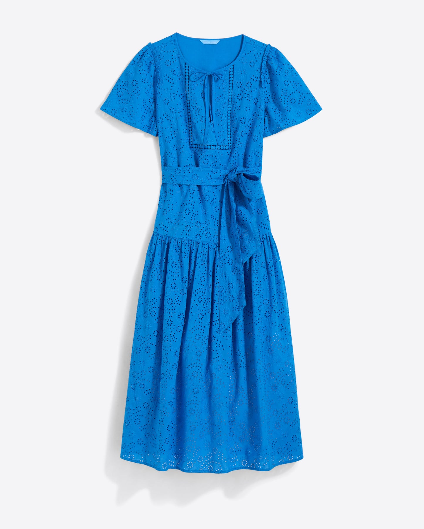 Mia Midi Dress in Eyelet French Blue Eyelet - Draper James