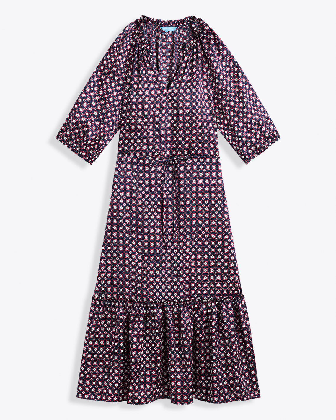 Martina Midi Dress | Women's Midi Dresses by Draper James Nassau Navy - Draper James