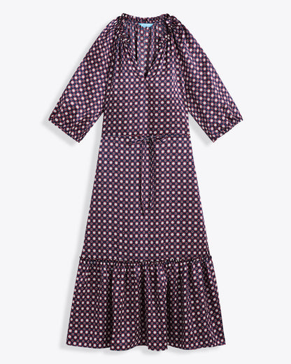 Martina Midi Dress | Women's Midi Dresses by Draper James Nassau Navy - Draper James