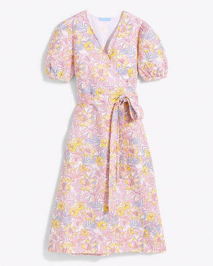 Rhonda Wrap Dress in Lily Floral Lily Floral - Draper James