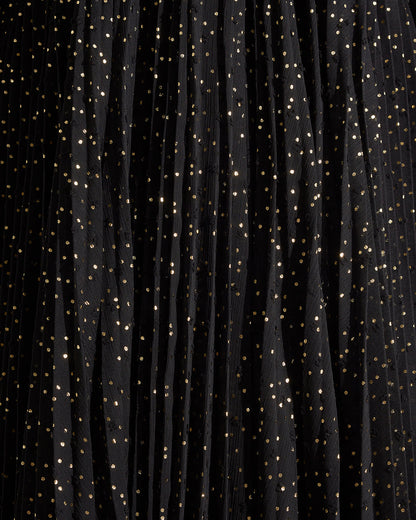 Maybelle Belted Midi Dress in Foil Dot Foil Dot - Draper James