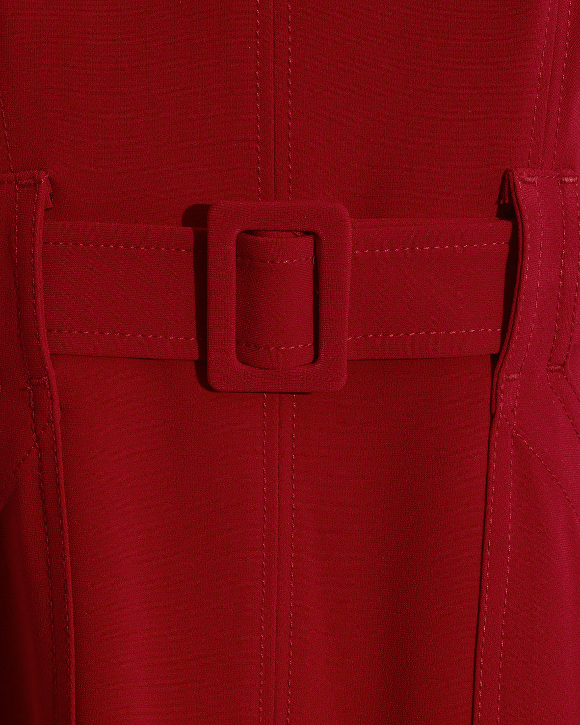 Juno Sleeveless Utility Dress in Red Red - Draper James