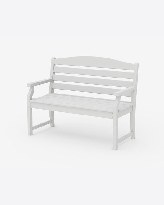 Savannah 48" Bench in Natural White - Draper James