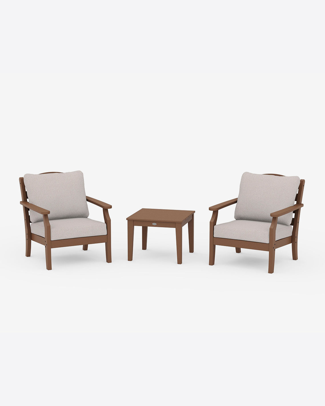 Savannah 3-Piece Deep Seating Set in Sage Teak - Draper James