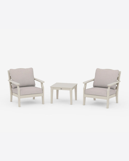 Savannah 3-Piece Deep Seating Set in Natural Sand - Draper James