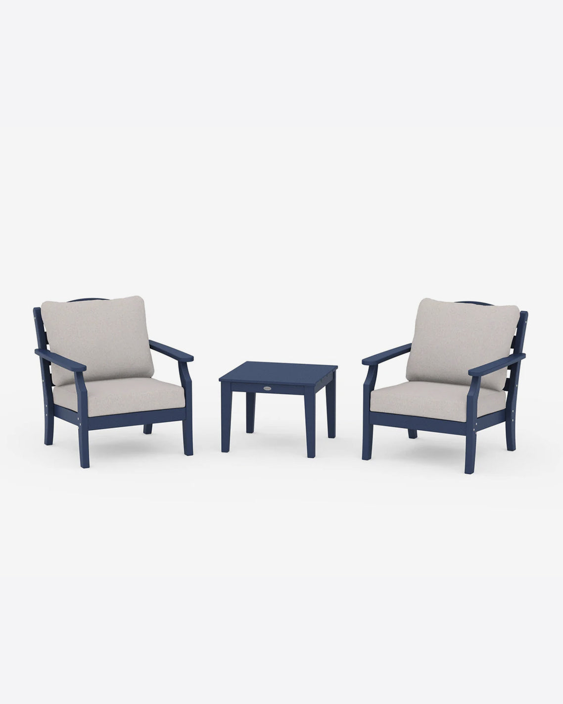 Savannah 3-Piece Deep Seating Set in Gray Navy - Draper James