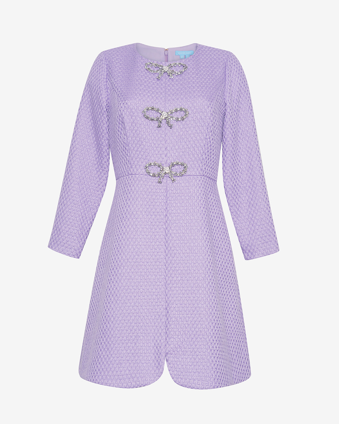 Long-Sleeve Sadie Shift Dress in Lilac Lilac Breeze - Draper James