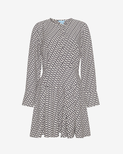 Lawson Mini Dress in Butterfly Bow Black Multi - Draper James