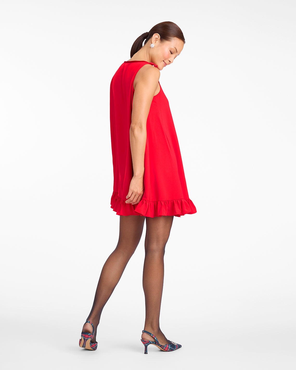Alora Sleeveless Dress in Berry Berry - Draper James