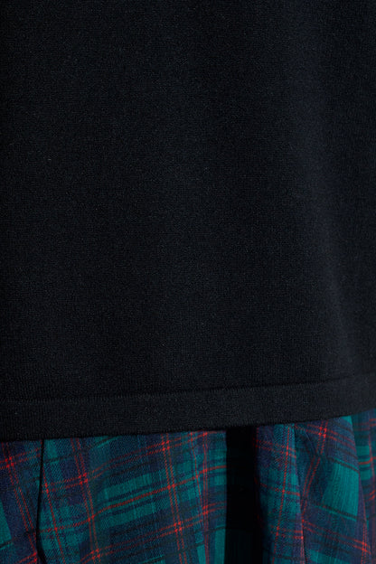 Elliot Sweater Dress in Evergreen Tartan Evergreen Tartan - Draper James