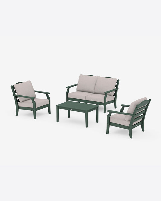 Savannah 4-Piece Seating Set with Loveseat in Gray Forest - Draper James