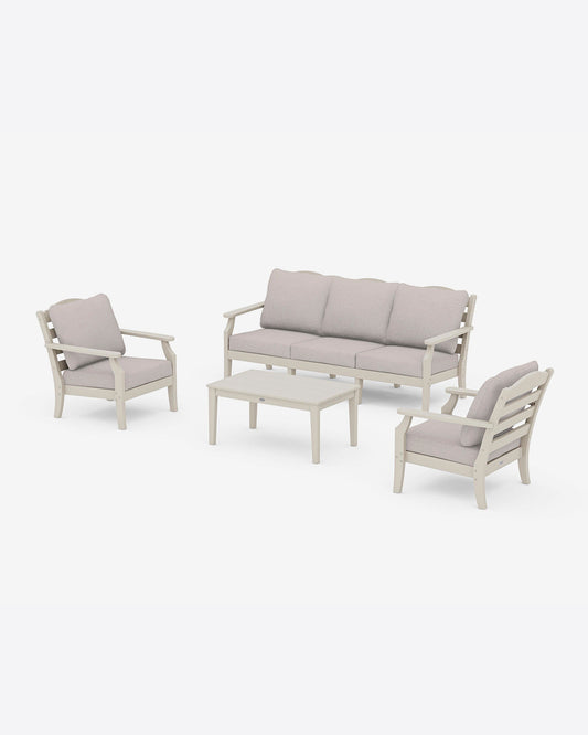 Savannah 4-Piece Deep Seating Set with Sofa – Original Sand - Draper James
